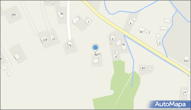 Okonin, Okonin, 5A, mapa Okonin