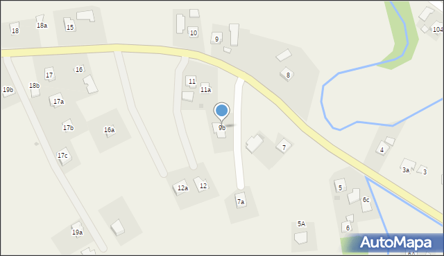 Okonin, Okonin, 9b, mapa Okonin