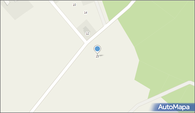 Okoninek, Okoninek, 13, mapa Okoninek