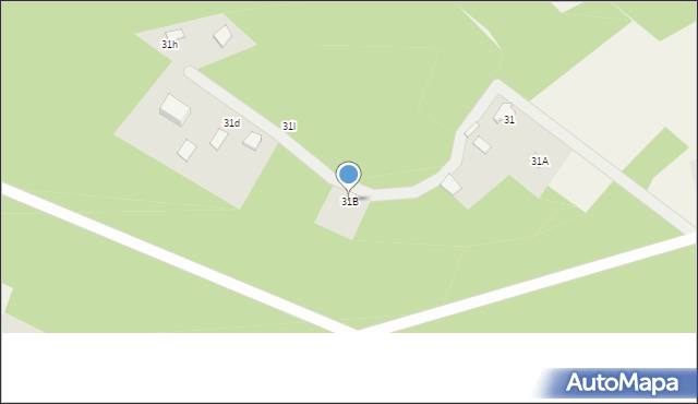 Okoniny Nadjeziorne, Okoniny Nadjeziorne, 31B, mapa Okoniny Nadjeziorne
