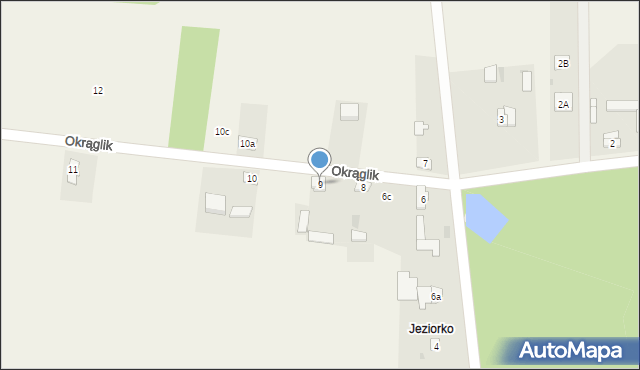 Okrąglik, Okrąglik, 9, mapa Okrąglik