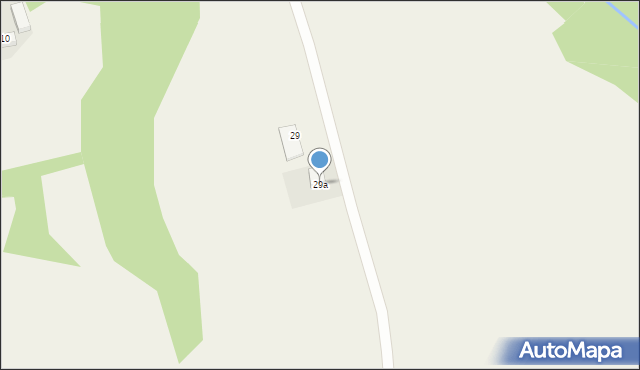 Okunin, Okunin, 29a, mapa Okunin