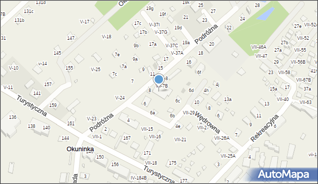Okuninka, Okuninka, VII-7C, mapa Okuninka