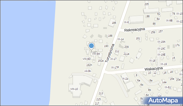 Okuninka, Okuninka, viii-18ł, mapa Okuninka