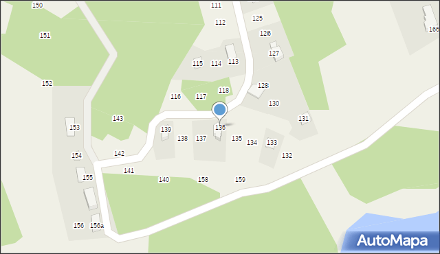 Okuniowiec, Okuniowiec, 136, mapa Okuniowiec