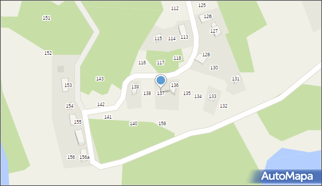 Okuniowiec, Okuniowiec, 137, mapa Okuniowiec