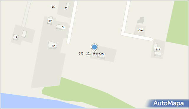 Okuniowiec, Okuniowiec, 263, mapa Okuniowiec