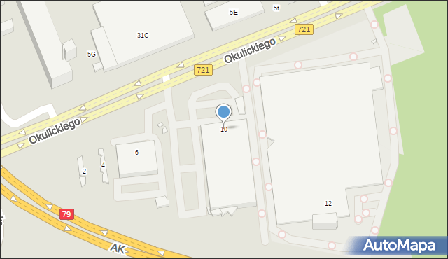 Piaseczno, Okulickiego-Niedźwiadka Leopolda, gen., 10, mapa Piaseczno