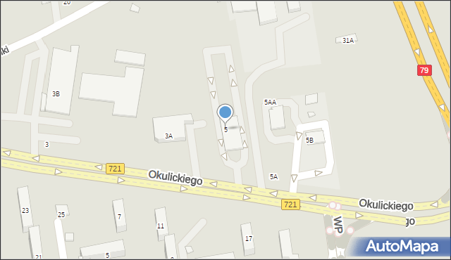 Piaseczno, Okulickiego-Niedźwiadka Leopolda, gen., 5, mapa Piaseczno