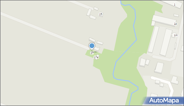 Płock, Okólna, 17, mapa Płock