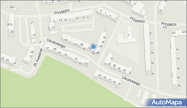 Police, Okulickiego Leopolda, gen., 52, mapa Police