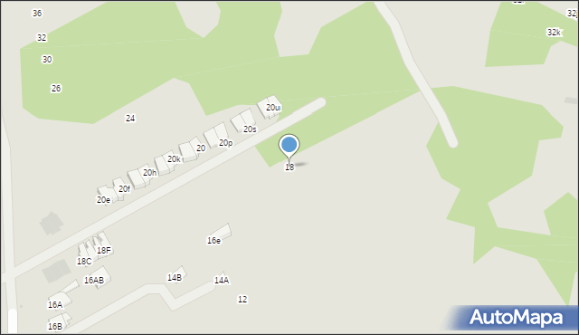 Radom, Okrężna, 18, mapa Radomia