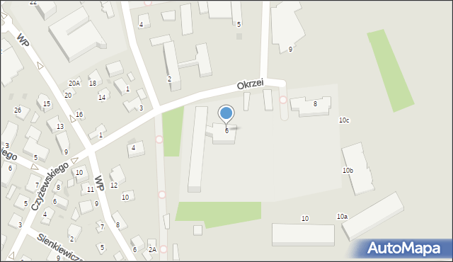 Sandomierz, Okrzei Stefana, 6, mapa Sandomierza