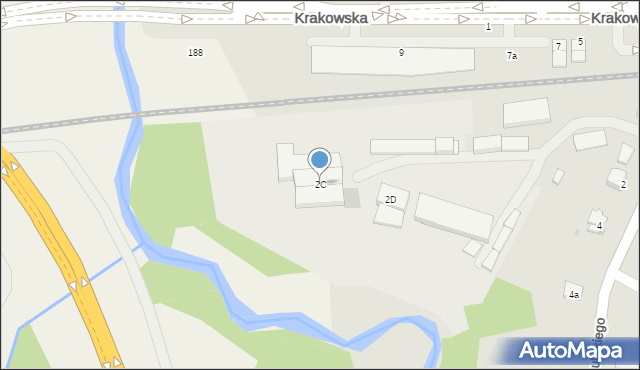 Sanok, Okulickiego Leopolda, gen., 2C, mapa Sanok