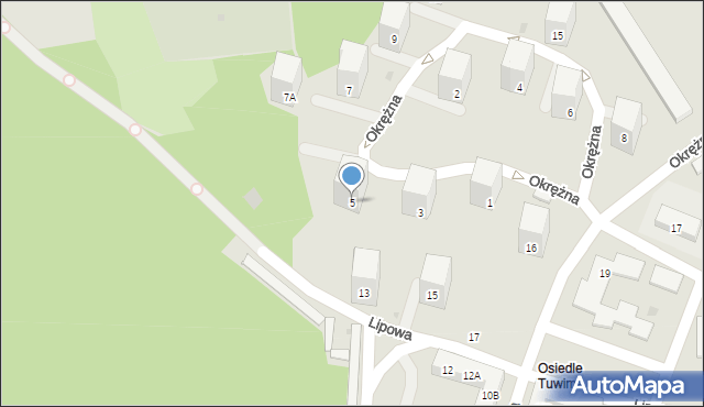 Siemianowice Śląskie, Okrężna, 5, mapa Siemianowice Śląskie