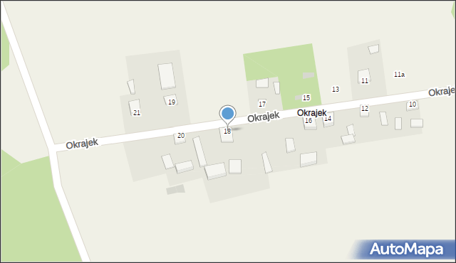 Snochowice, Okrajek, 18, mapa Snochowice