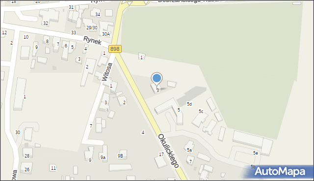 Stare Babice, Okulickiego-Niedźwiadka Leopolda, gen., 3, mapa Stare Babice