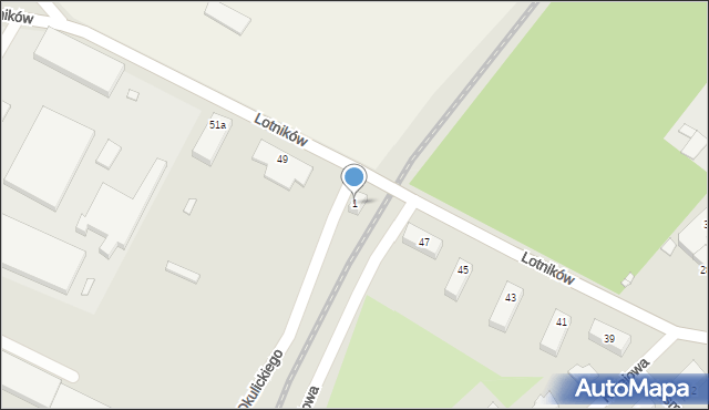 Stargard, Okulickiego-Niedźwiadka Leopolda, gen., 1, mapa Stargard
