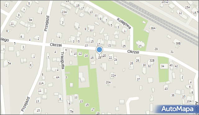 Sulejówek, Okrzei Stefana, 18, mapa Sulejówek