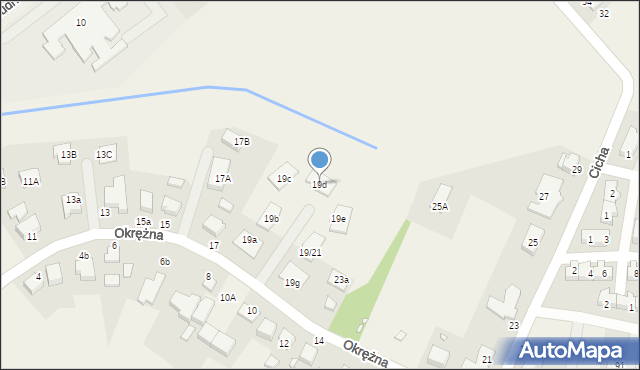 Tarnowo Podgórne, Okrężna, 19d, mapa Tarnowo Podgórne