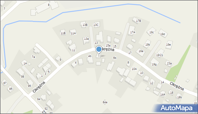 Tarnowo Podgórne, Okrężna, 6, mapa Tarnowo Podgórne