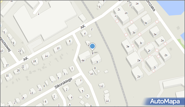 Trzebnica, Okulickiego-Niedźwiadka Leopolda, gen., 4, mapa Trzebnica