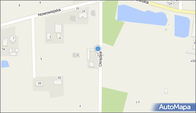 Umiastów, Okrężna, 2, mapa Umiastów