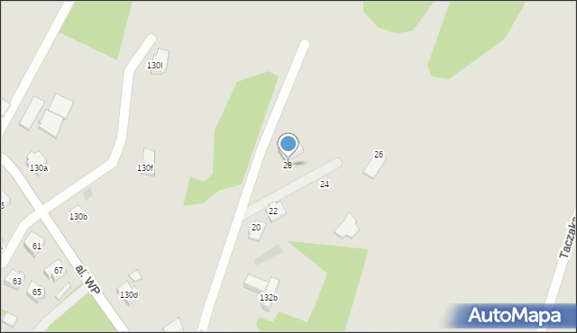 Żary, Okulickiego-Niedźwiadka Leopolda, gen., 28, mapa Żary