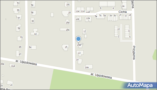 Zgorzelec, Okólna, 13a, mapa Zgorzelec