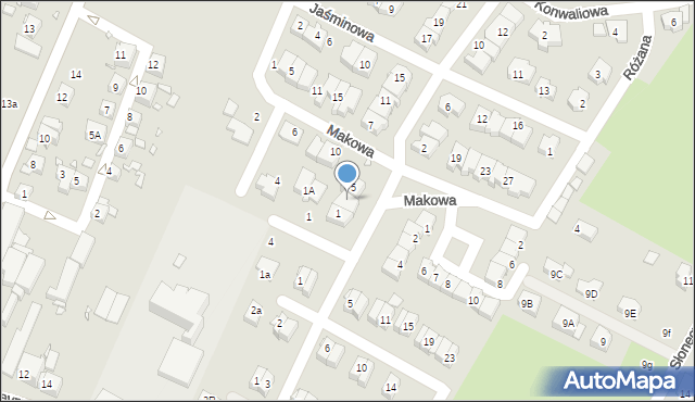 Zgorzelec, Okulickiego Leopolda, gen., 3, mapa Zgorzelec