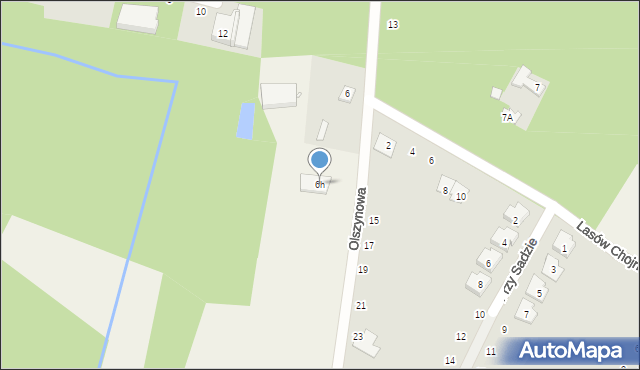 Baszkówka, Olszynowa, 6h, mapa Baszkówka