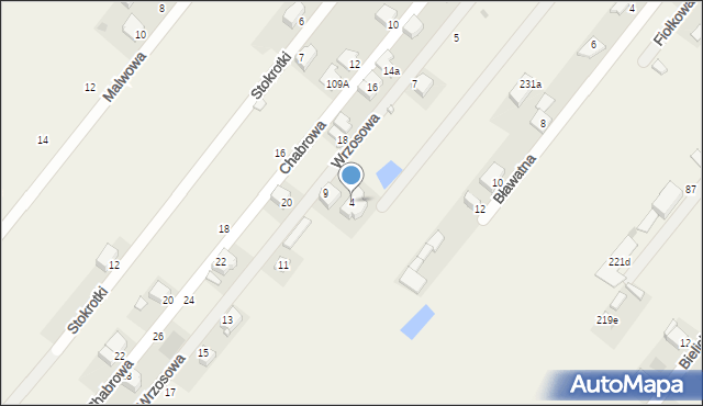 Bielicha, Olchy, 4, mapa Bielicha