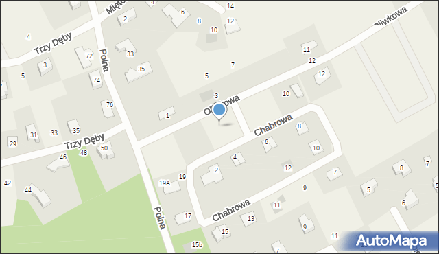 Bielkowo, Oliwkowa, 6, mapa Bielkowo