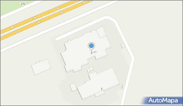 Biskupiec-Kolonia Trzecia, Olsztyńska, 1, mapa Biskupiec-Kolonia Trzecia