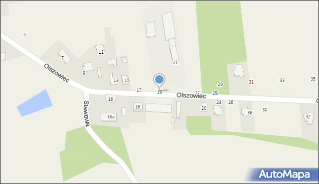 Borowianka, Olszowiec, 19, mapa Borowianka