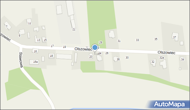 Borowianka, Olszowiec, 22, mapa Borowianka