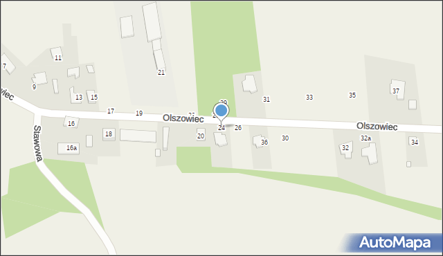 Borowianka, Olszowiec, 24, mapa Borowianka