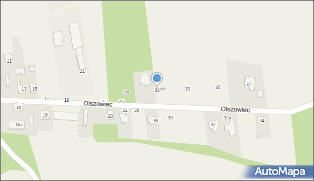 Borowianka, Olszowiec, 31, mapa Borowianka