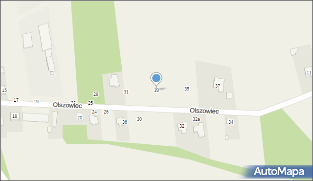Borowianka, Olszowiec, 33, mapa Borowianka