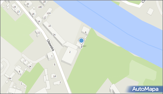 Brzeg, Oławska, 4, mapa Brzeg