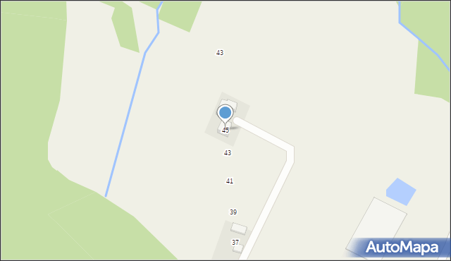 Bulowice, Olszyny, 45, mapa Bulowice