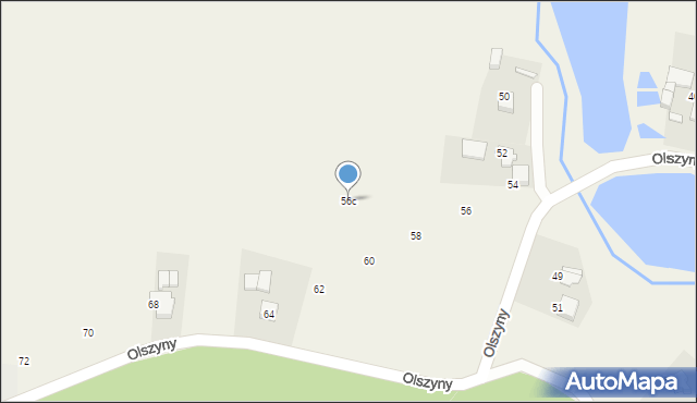 Bulowice, Olszyny, 56c, mapa Bulowice