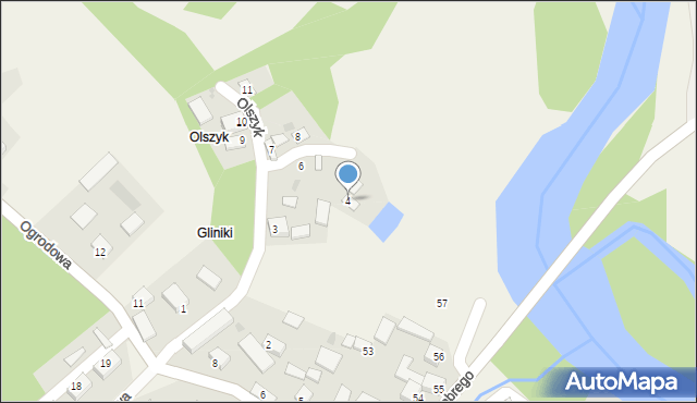 Chroberz, Olszyk, 4, mapa Chroberz