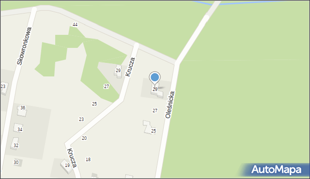 Chrząstawa Wielka, Oleśnicka, 29, mapa Chrząstawa Wielka