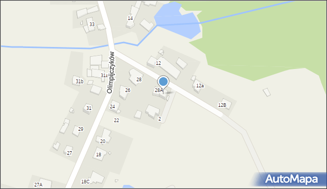 Chrząstowice, Olimpijczyków, 28b, mapa Chrząstowice