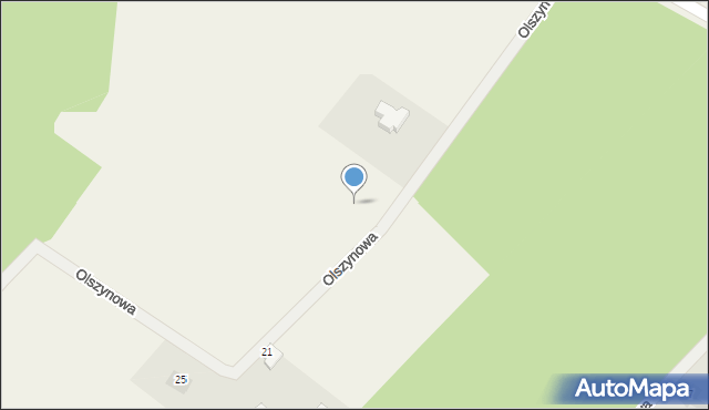 Czarnowiec, Olszynowa, 14, mapa Czarnowiec