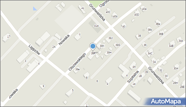 Dąbrowa Tarnowska, Olszewskiego Jana, premiera, 5, mapa Dąbrowa Tarnowska