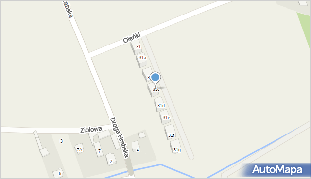 Dawidy Bankowe, Oleńki, 31c, mapa Dawidy Bankowe