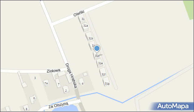 Dawidy Bankowe, Oleńki, 31d, mapa Dawidy Bankowe