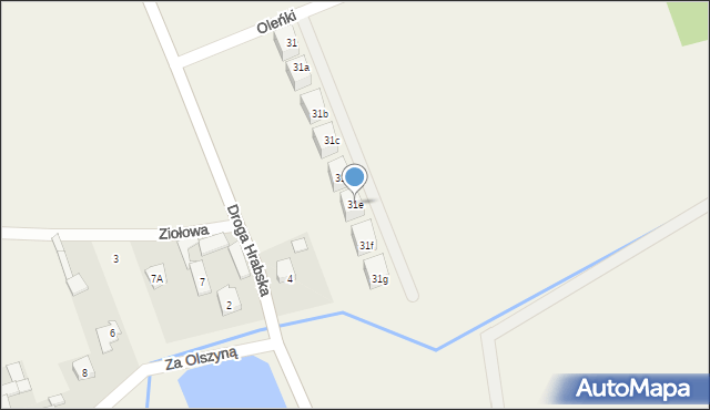 Dawidy Bankowe, Oleńki, 31e, mapa Dawidy Bankowe